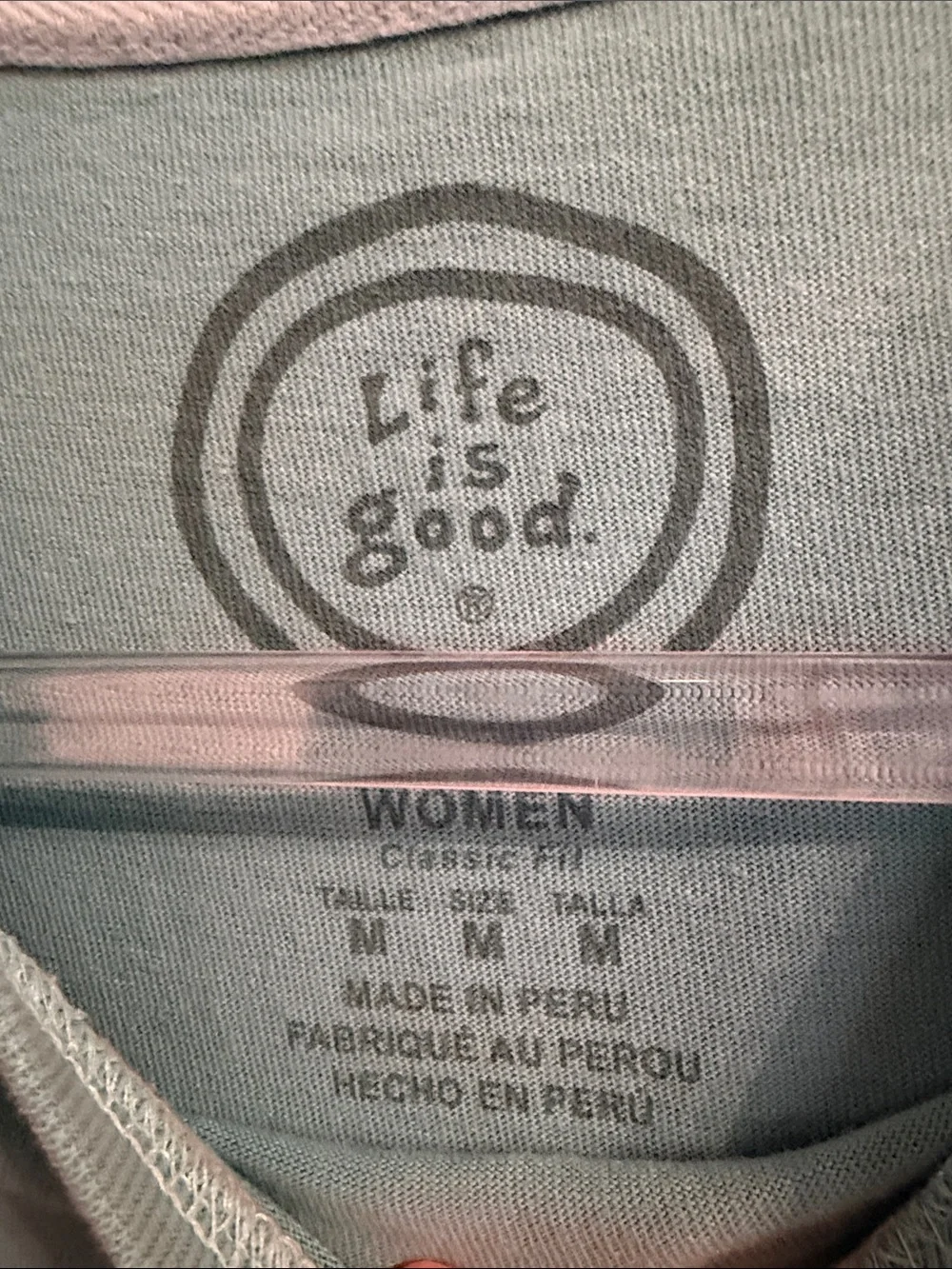 Two Life Is Good Women’s Sz Medium “Be the Person Your Dog Thinks You Are” Tees - Picture 4 of 7